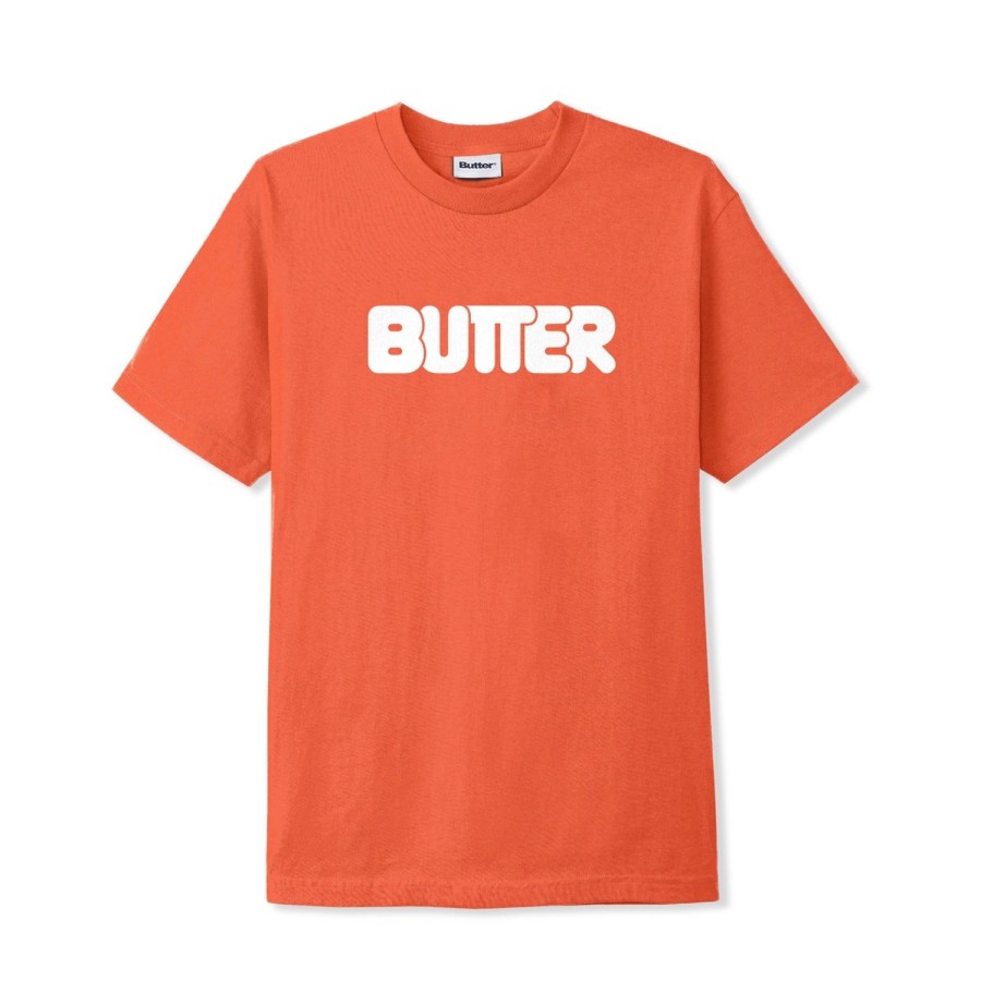 Clothing Butter Goods | Rounded Logo Tee,Coral