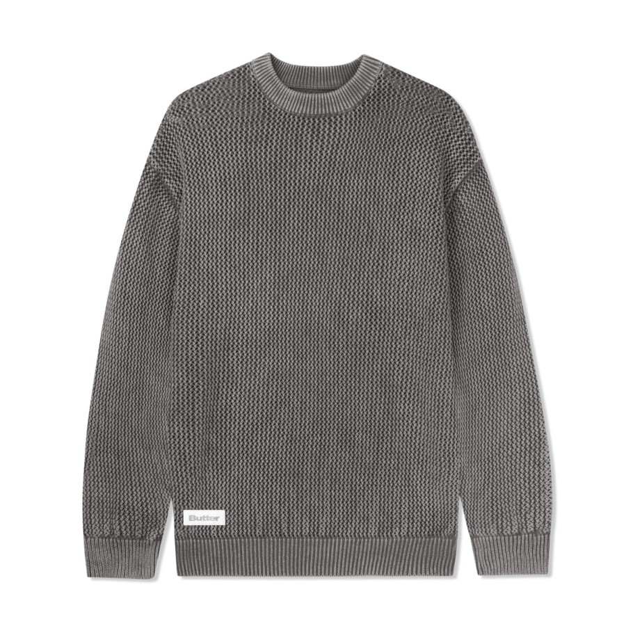 Clothing Butter Goods | Washed Knitted Sweater,Washed Brown