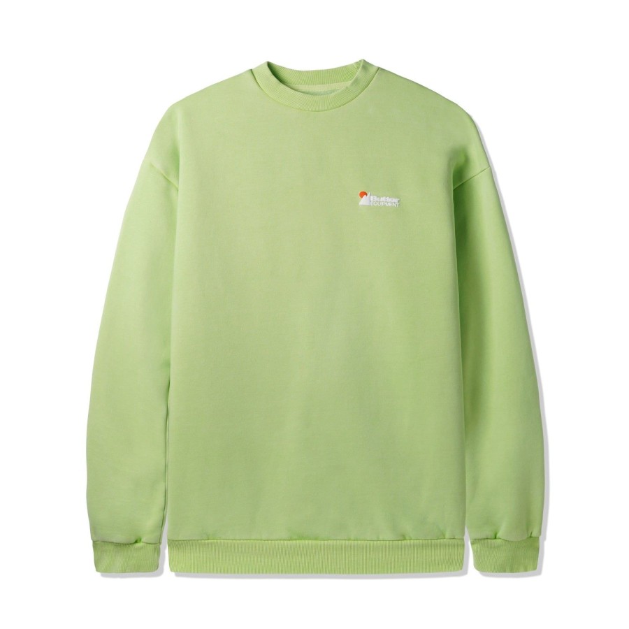 Clothing Butter Goods | Pigment Dye Crewneck,Washed Pistachio