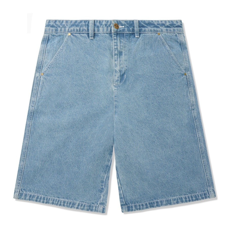 Clothing Butter Goods | Work Shorts,Washed Indigo