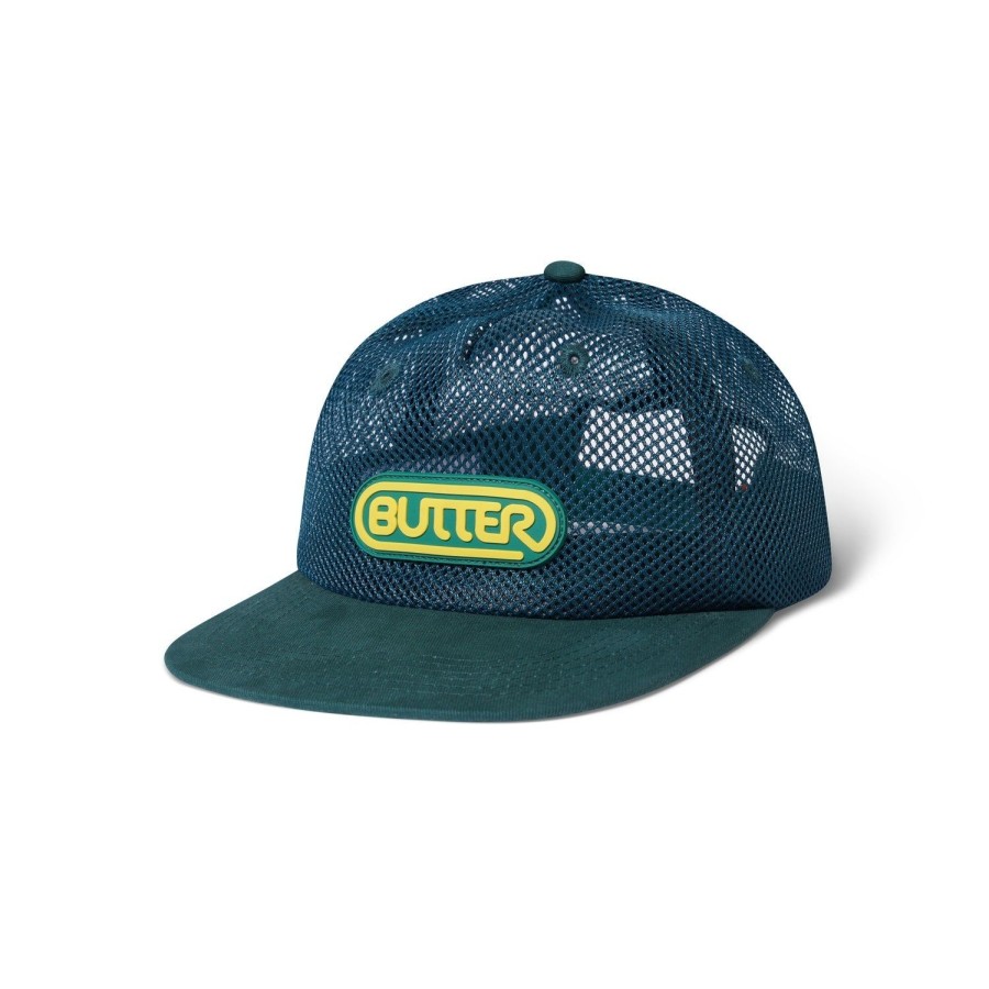 Accessories Butter Goods | Mesh Shallow Snapback Cap,Forest