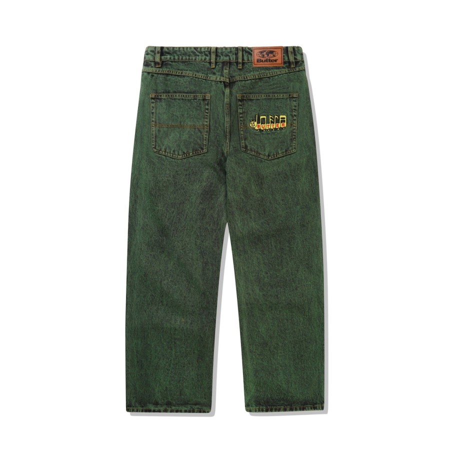 Clothing Butter Goods | Caterpillar Denim Jeans,Army Wash