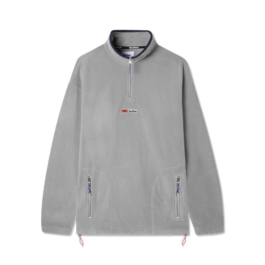 Clothing Butter Goods | Pitch 1/4 Zip Pullover,Grey