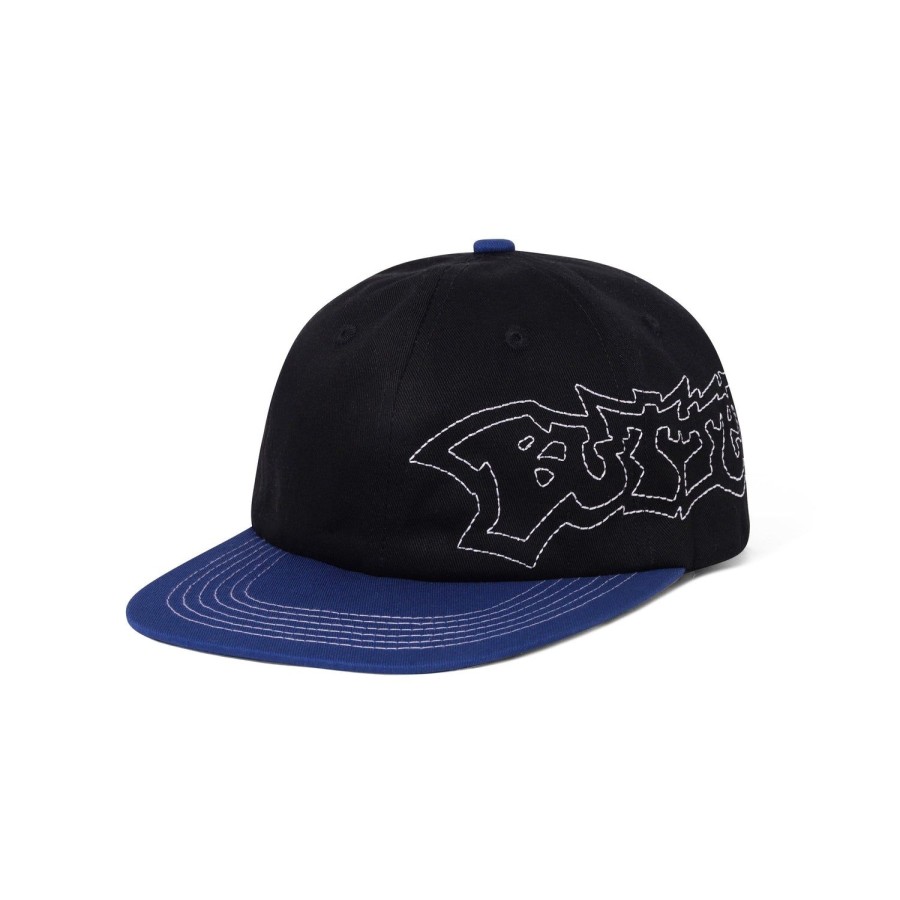 Accessories Butter Goods | Yard 6 Panel Cap,Black/Royal Blue