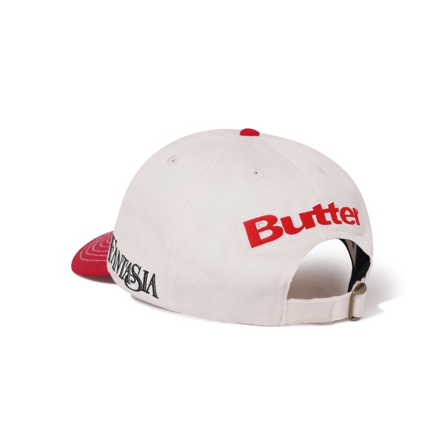 Accessories Butter Goods | Fantasia 6 Panel Cap,Natural/Cherry