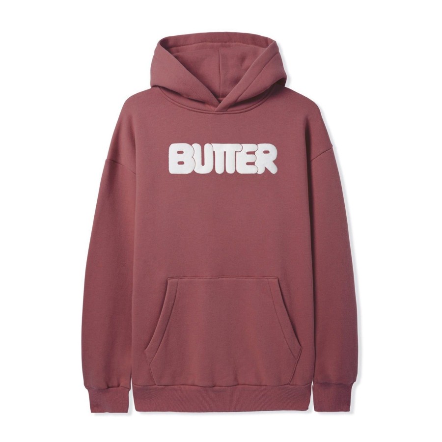 Clothing Butter Goods | Rounded Logo Pullover,Rhubarb