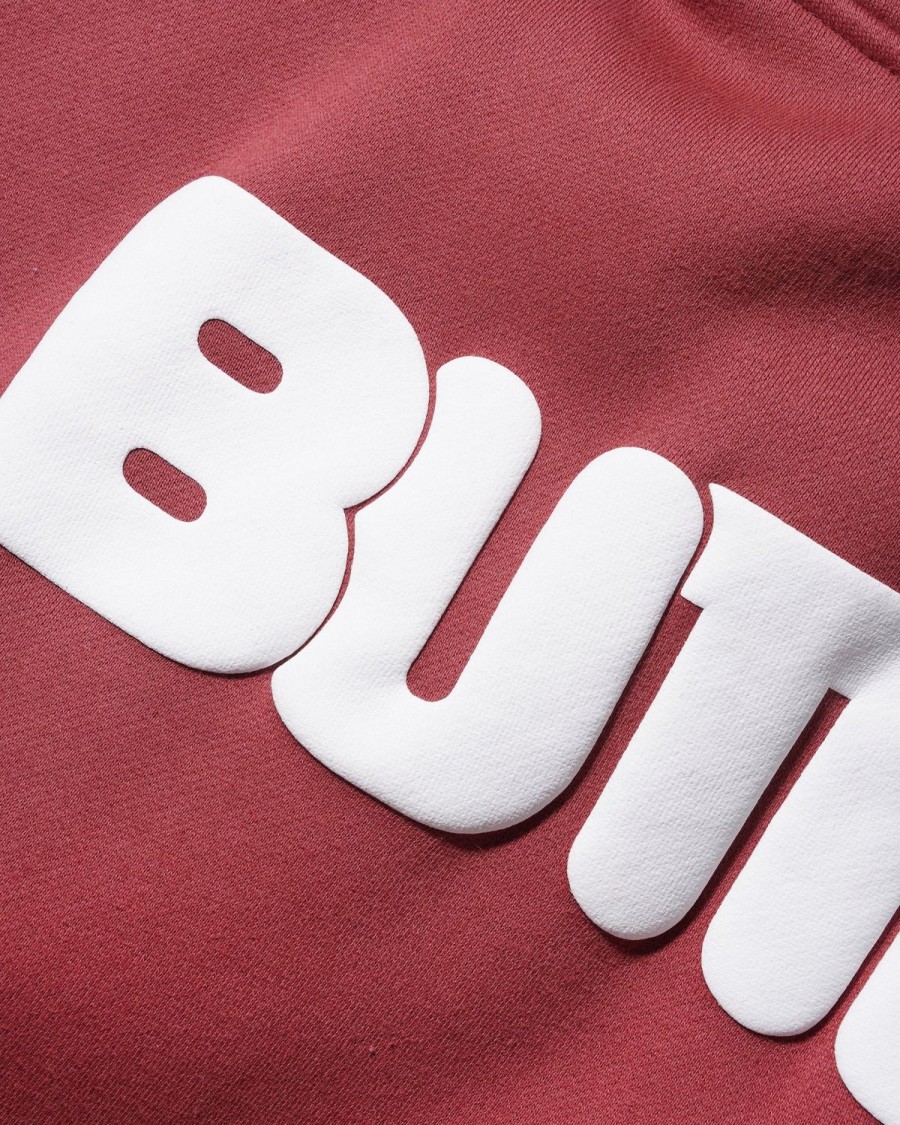 Clothing Butter Goods | Rounded Logo Pullover,Rhubarb