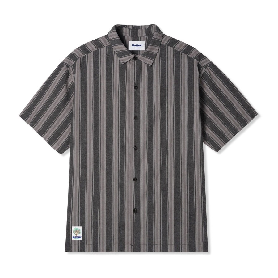 Clothing Butter Goods | Terrace S/S Shirt,Black/Grey