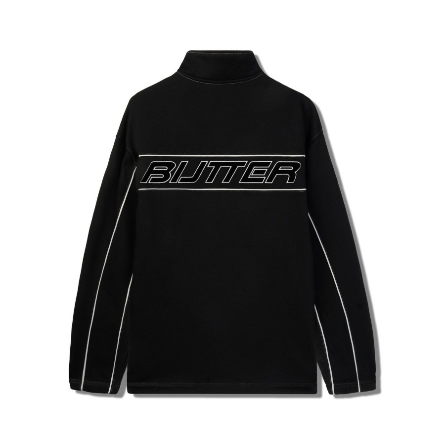 Clothing Butter Goods | Pipe 1/4 Zip Pullover,Black