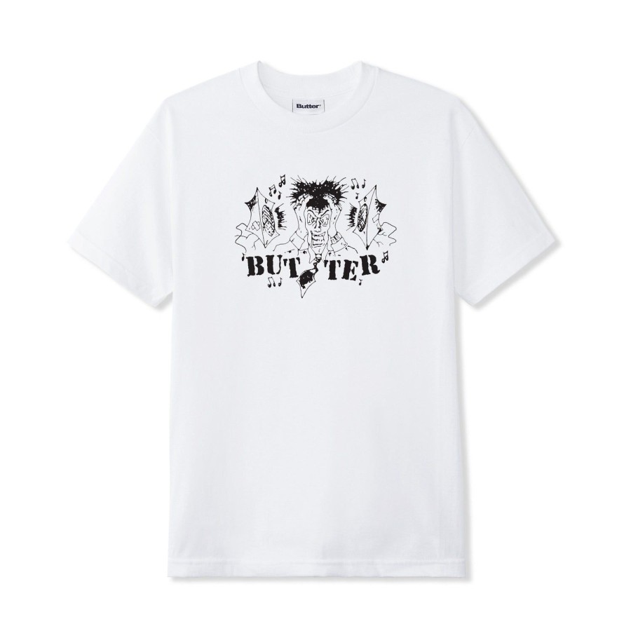 Clothing Butter Goods | Noise Pollution Tee,White