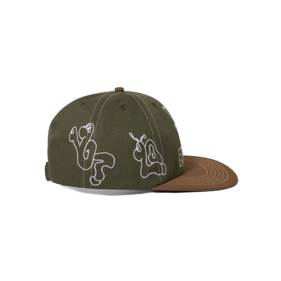 Accessories Butter Goods | Critter 6 Panel Cap,Army/Brown