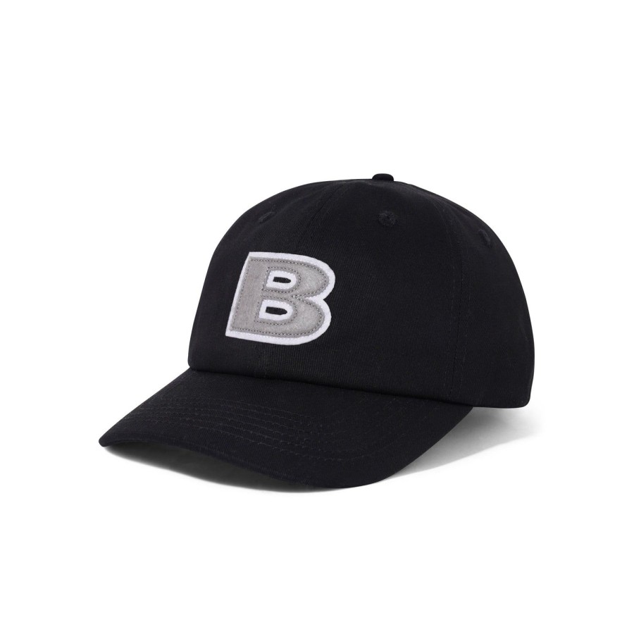 Accessories Butter Goods | B Logo 6 Panel Cap,Black