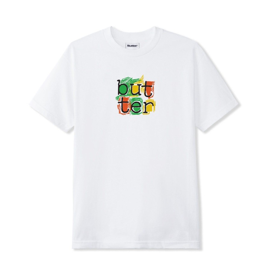 Clothing Butter Goods | Scribble Tee,White