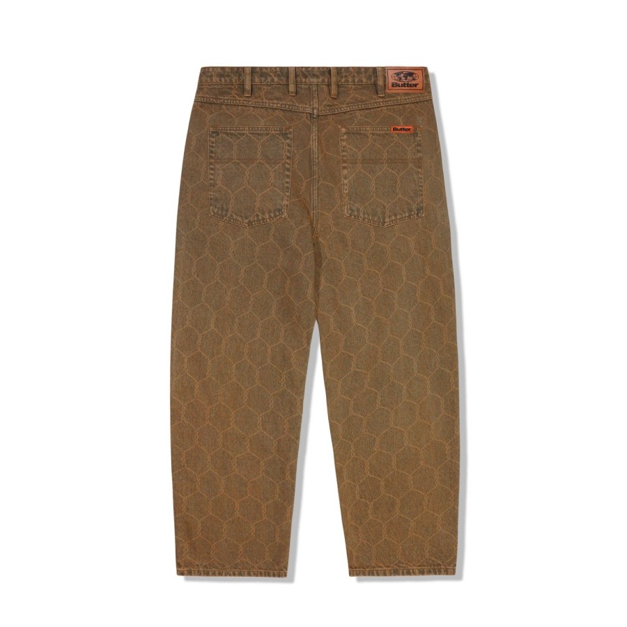 Clothing Butter Goods | Chain Link Denim Jeans,Washed Brown