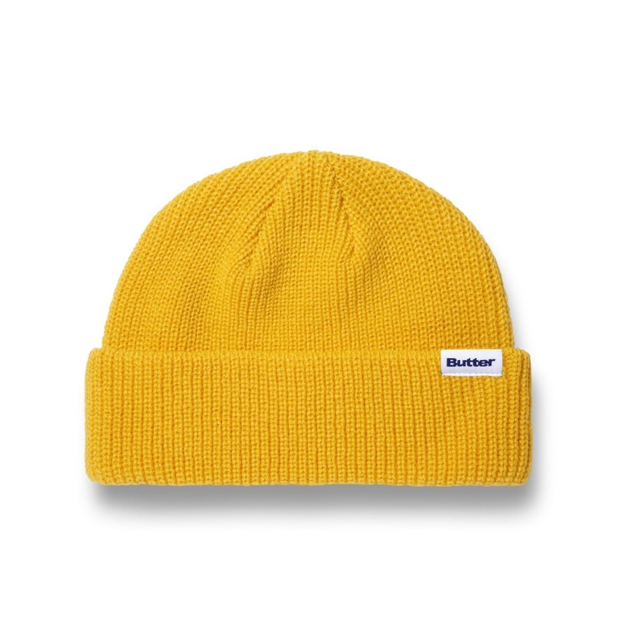 Accessories Butter Goods | Wharfie Beanie,Yellow