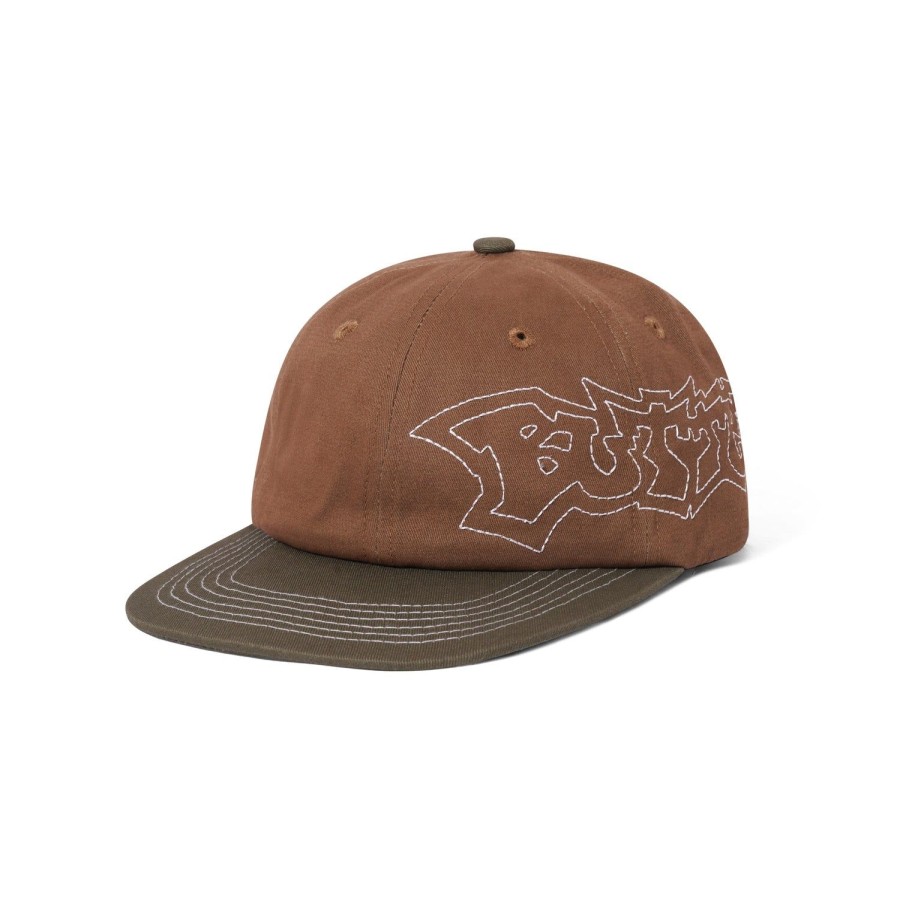 Accessories Butter Goods | Yard 6 Panel Cap,Brown/Army