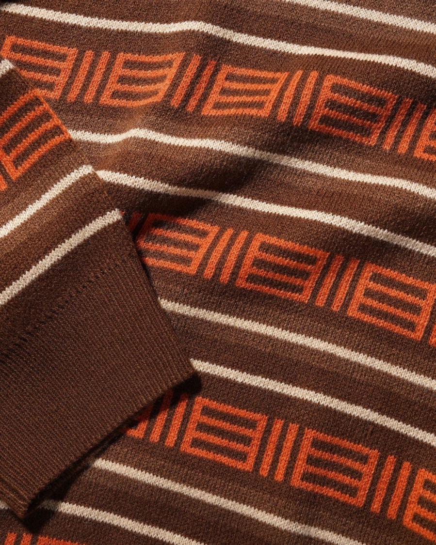 Clothing Butter Goods | Windsor Knitted Sweater,Brown/Tan