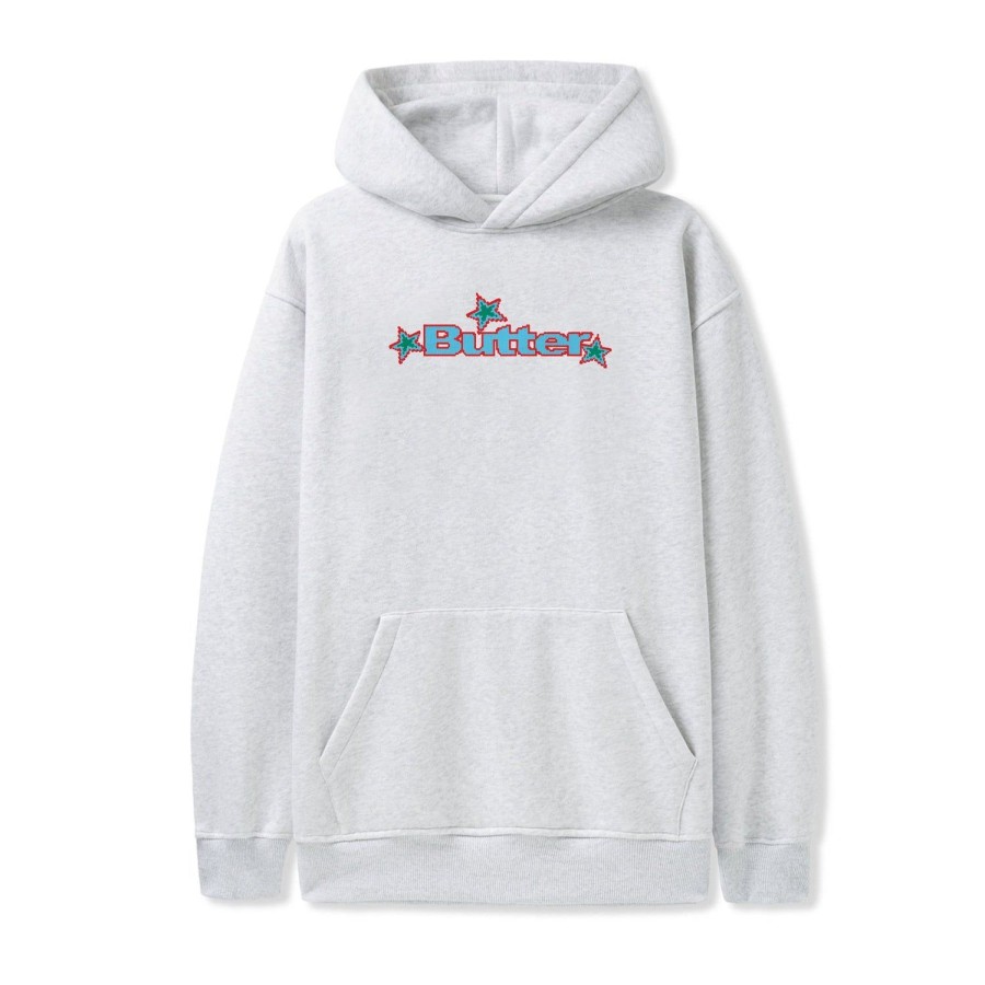 Clothing Butter Goods | Star Logo Pullover,Ash