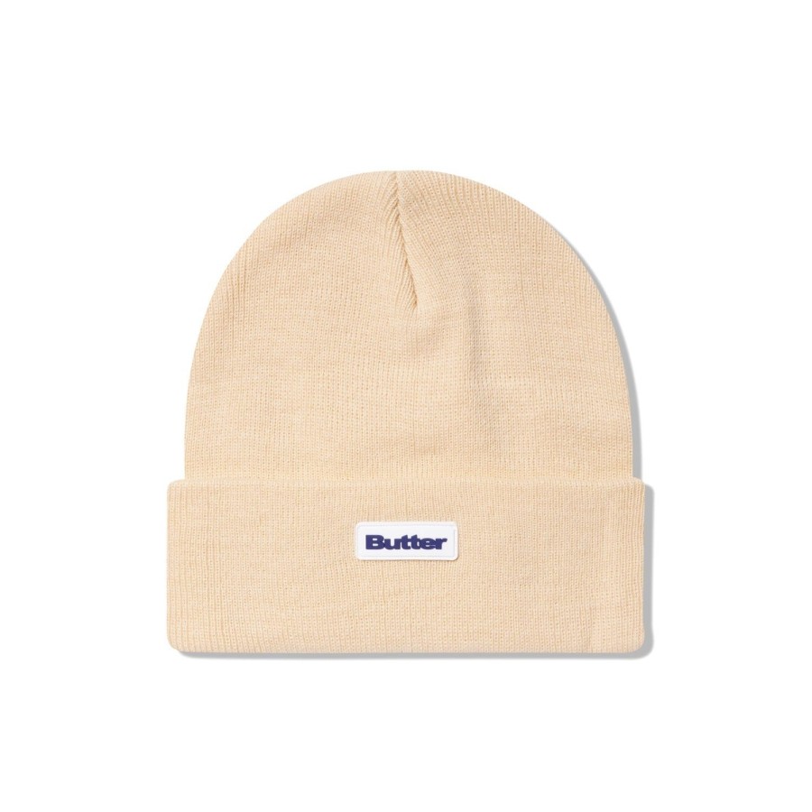 Accessories Butter Goods | Tall Cuff Beanie,Natural