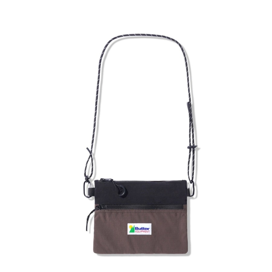 Accessories Butter Goods | Hike Side Bag,Black/Brown