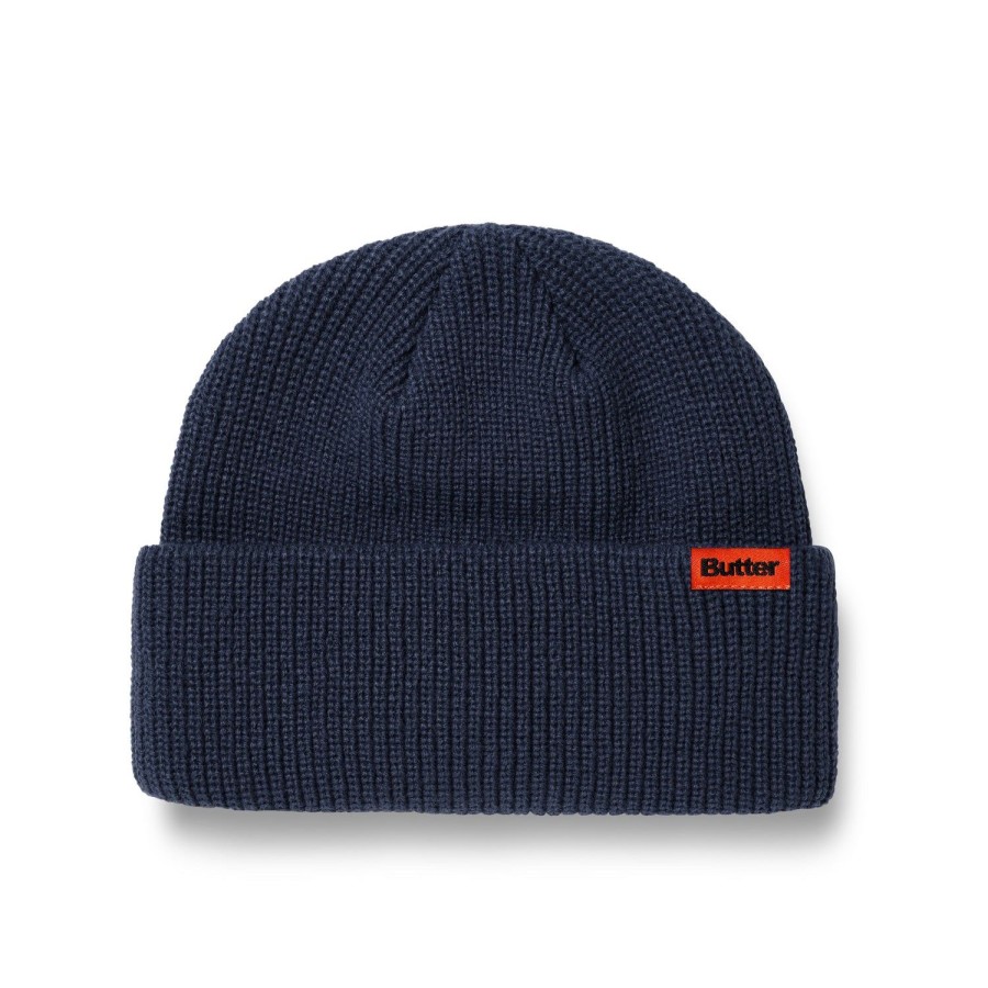 Accessories Butter Goods | Tall Wharfie Beanie,Navy