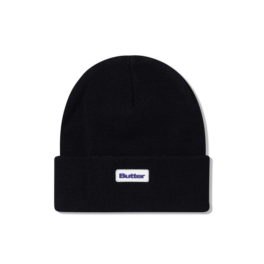 Accessories Butter Goods | Tall Cuff Beanie,Black