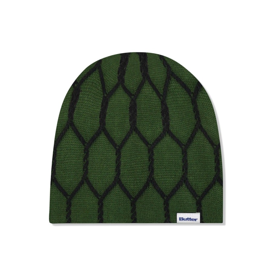 Accessories Butter Goods | Chain Skull Beanie,Forest