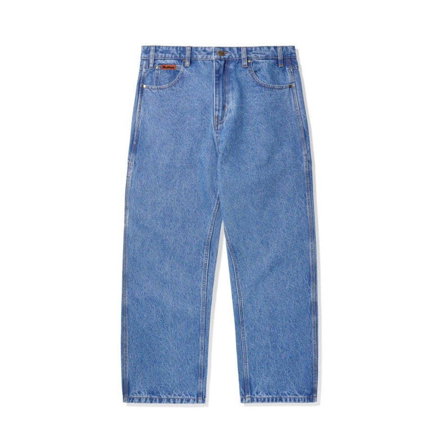 Clothing Butter Goods | Relaxed Denim Jeans,Washed Indigo