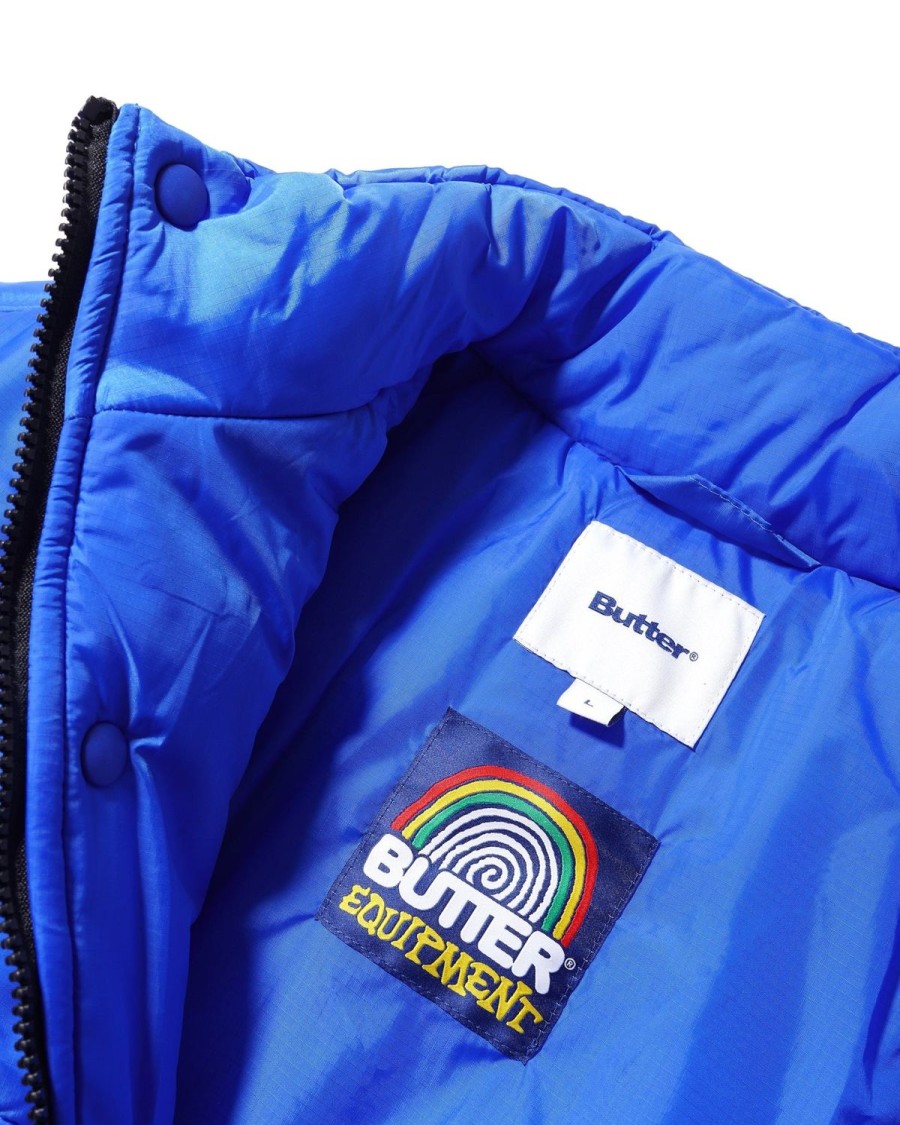 Clothing Butter Goods | Grid Puffer Jacket,Royal