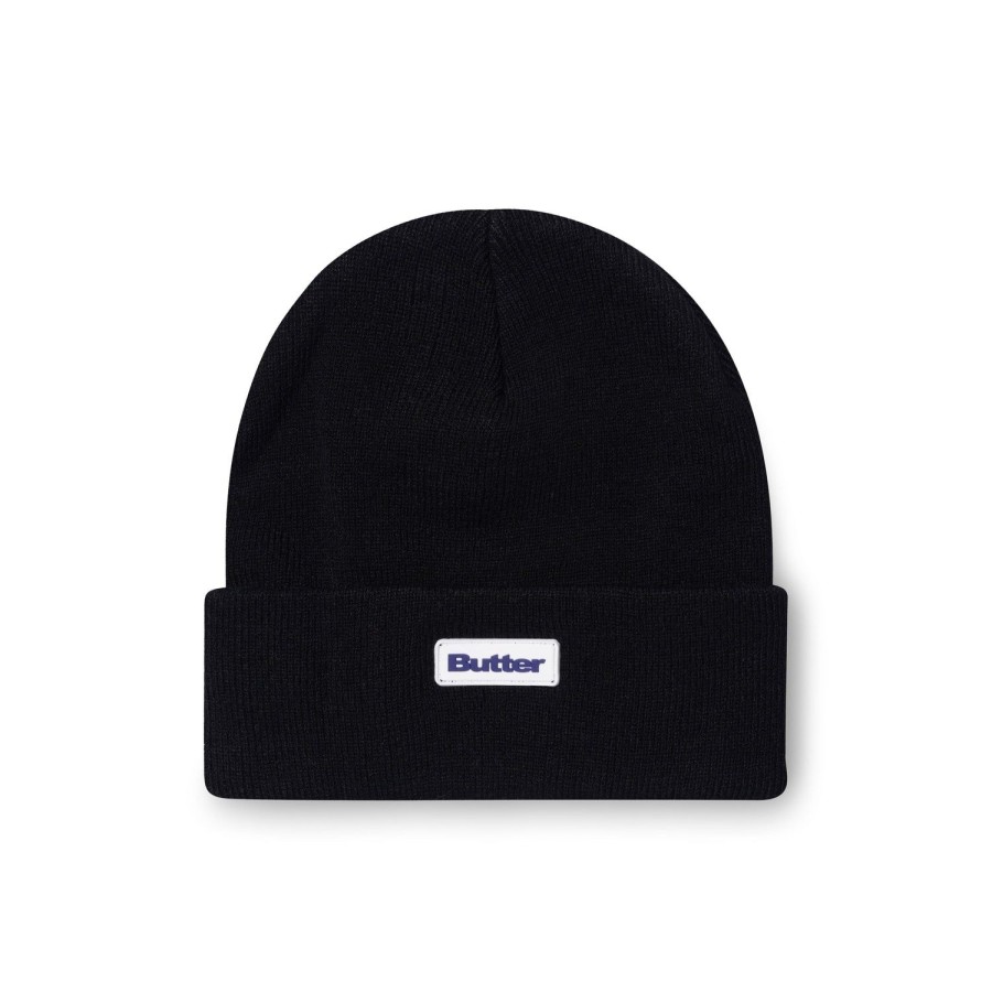 Accessories Butter Goods | Tall Cuff Beanie,Black