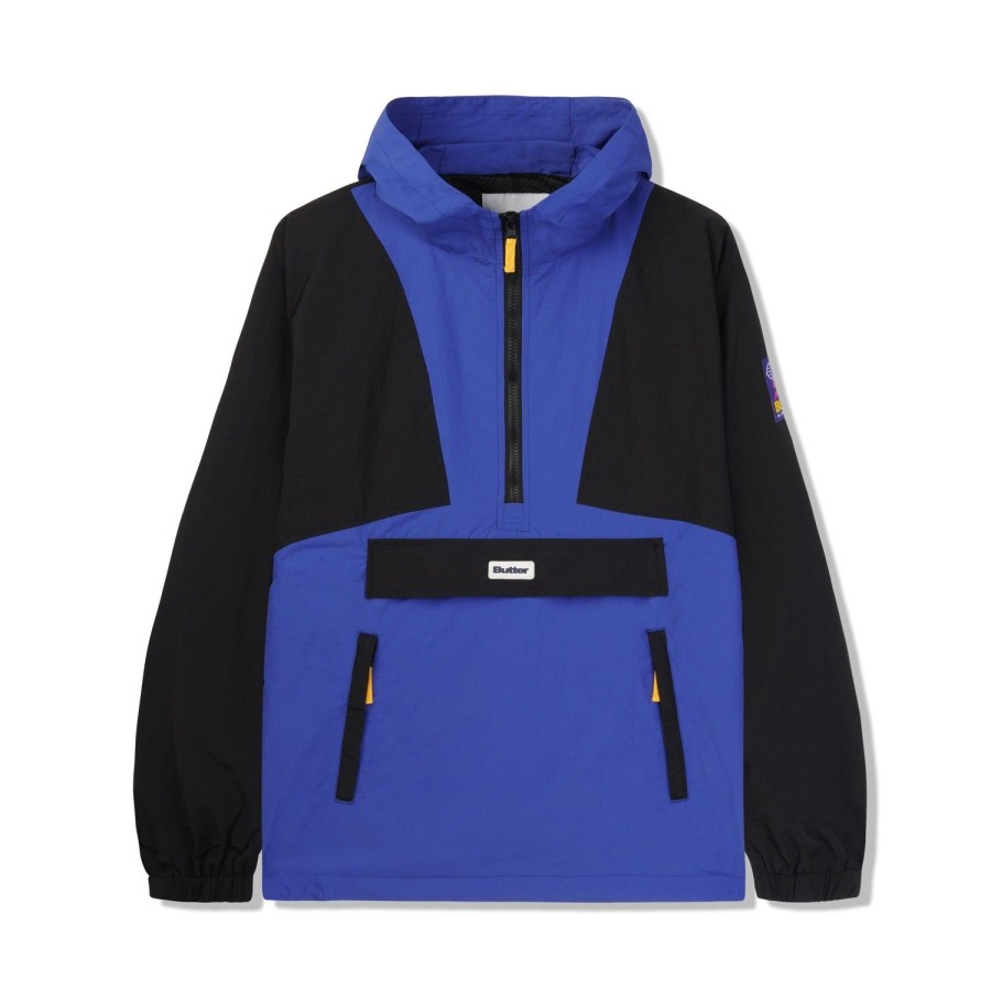 Clothing Butter Goods | Terrain Jacket,Black/Royal Blue