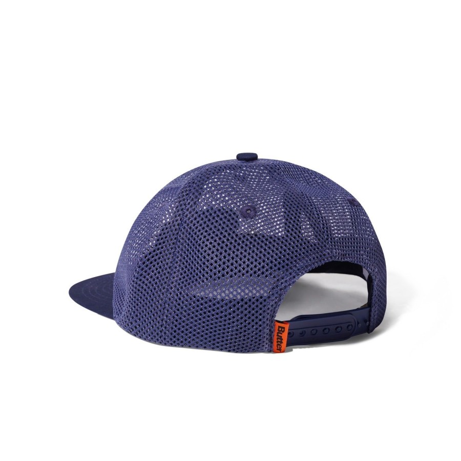 Accessories Butter Goods | Mesh Shallow Snapback Cap,Indigo