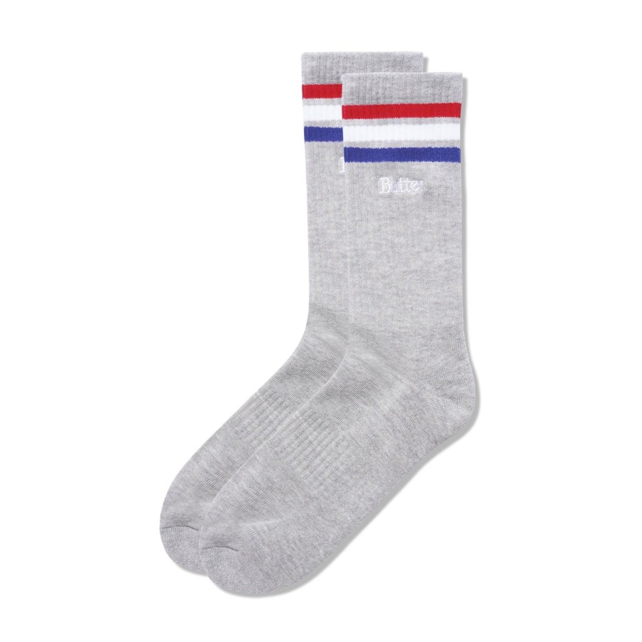 Accessories Butter Goods | Stripe Socks,Grey