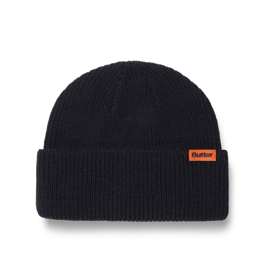 Accessories Butter Goods | Tall Wharfie Beanie,Black