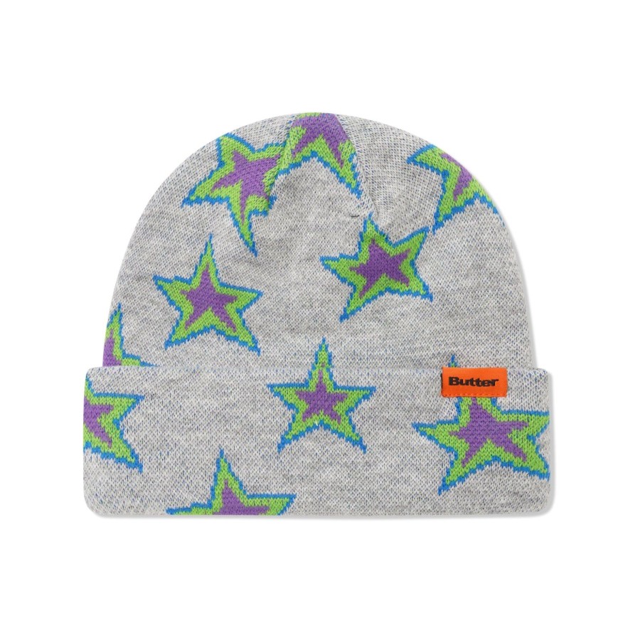 Accessories Butter Goods | Star Beanie,Grey