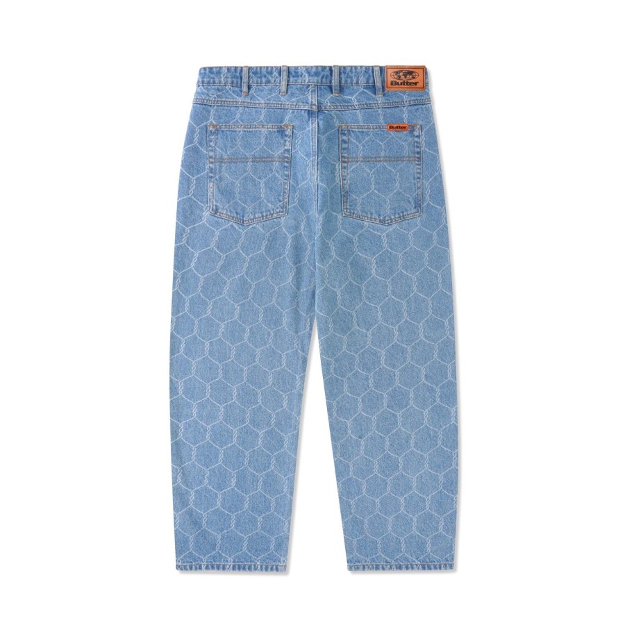 Clothing Butter Goods | Chain Link Denim Jeans,Washed Indigo